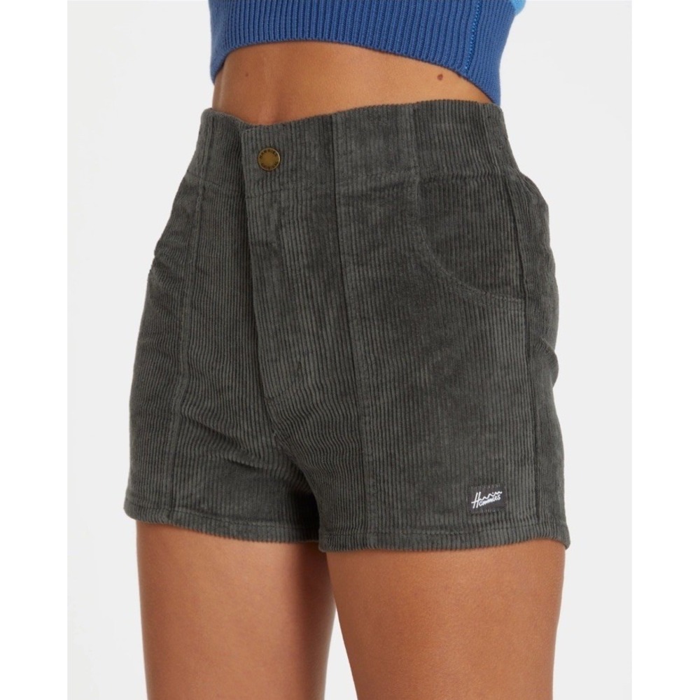 The Original Hammies Gray Corduroy Mini Shorts Woman's Size 28